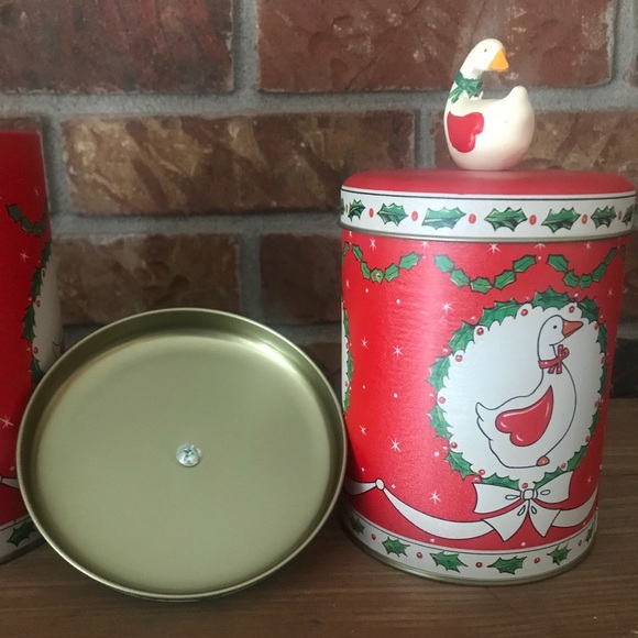 Rare Vintage Mother Goose Canister Trio Set - Picture 4 of 8